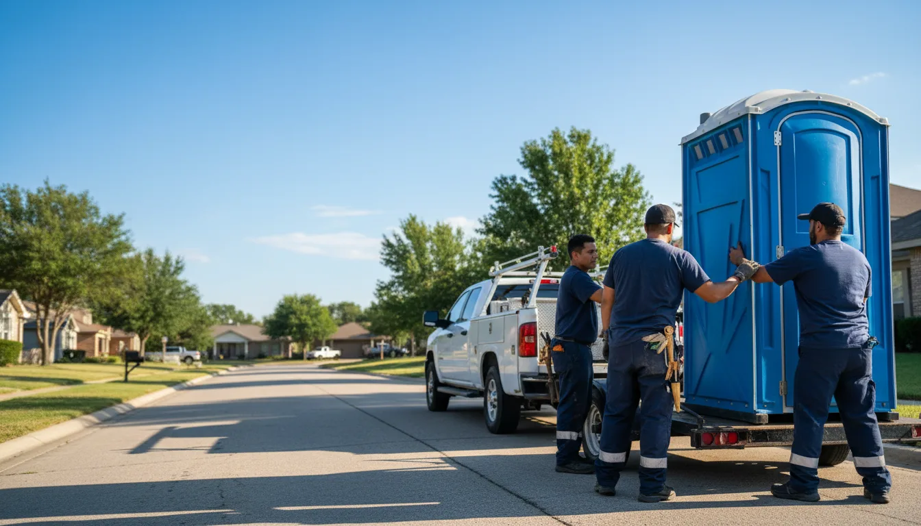 Portable Toilet Rental in Aubrey, TX near me